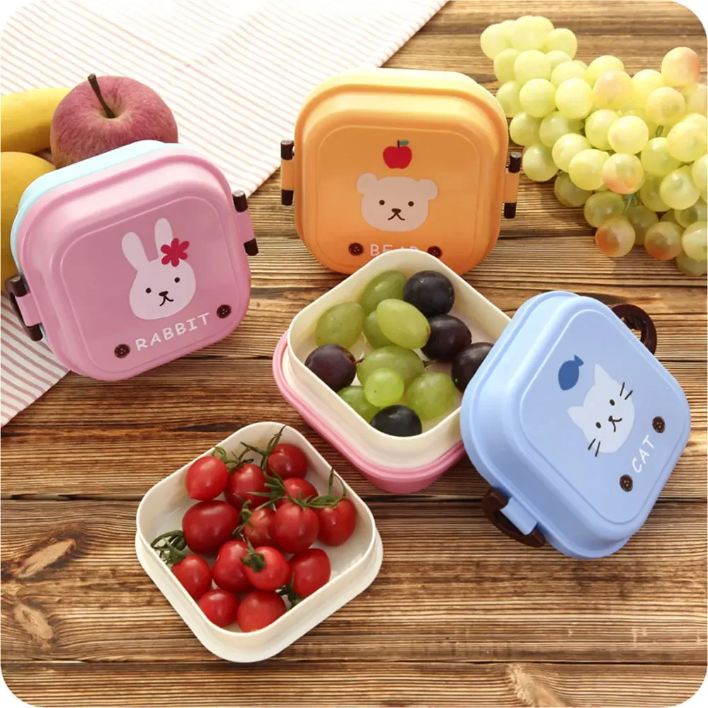 Camping Cooking Food - Kotak Penyimpanan Makanan Kartun Lucu Mini