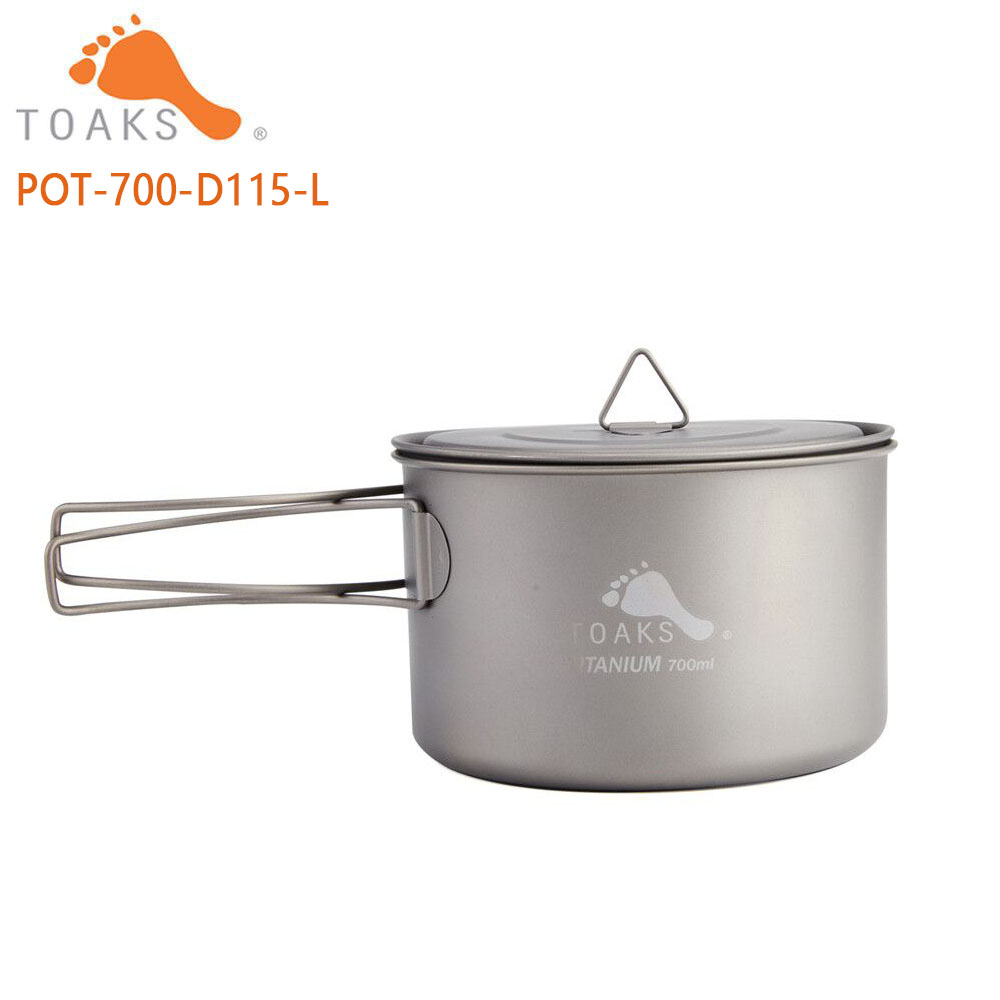 Camping Cooking System - TOAKS alat masak berkemah Titanium murni,