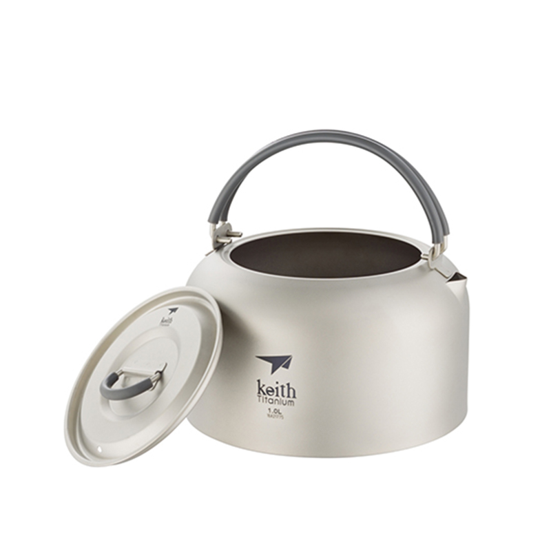 Camping Cooking System - Keith ketel kopi Titanium 1L, ketel