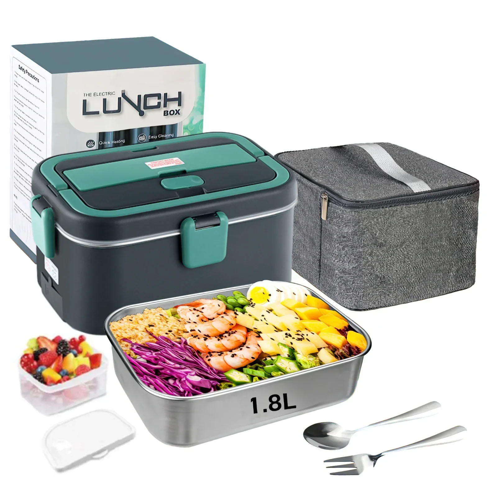Camping Cooking Food - Kotak makan siang listrik, penghangat makanan