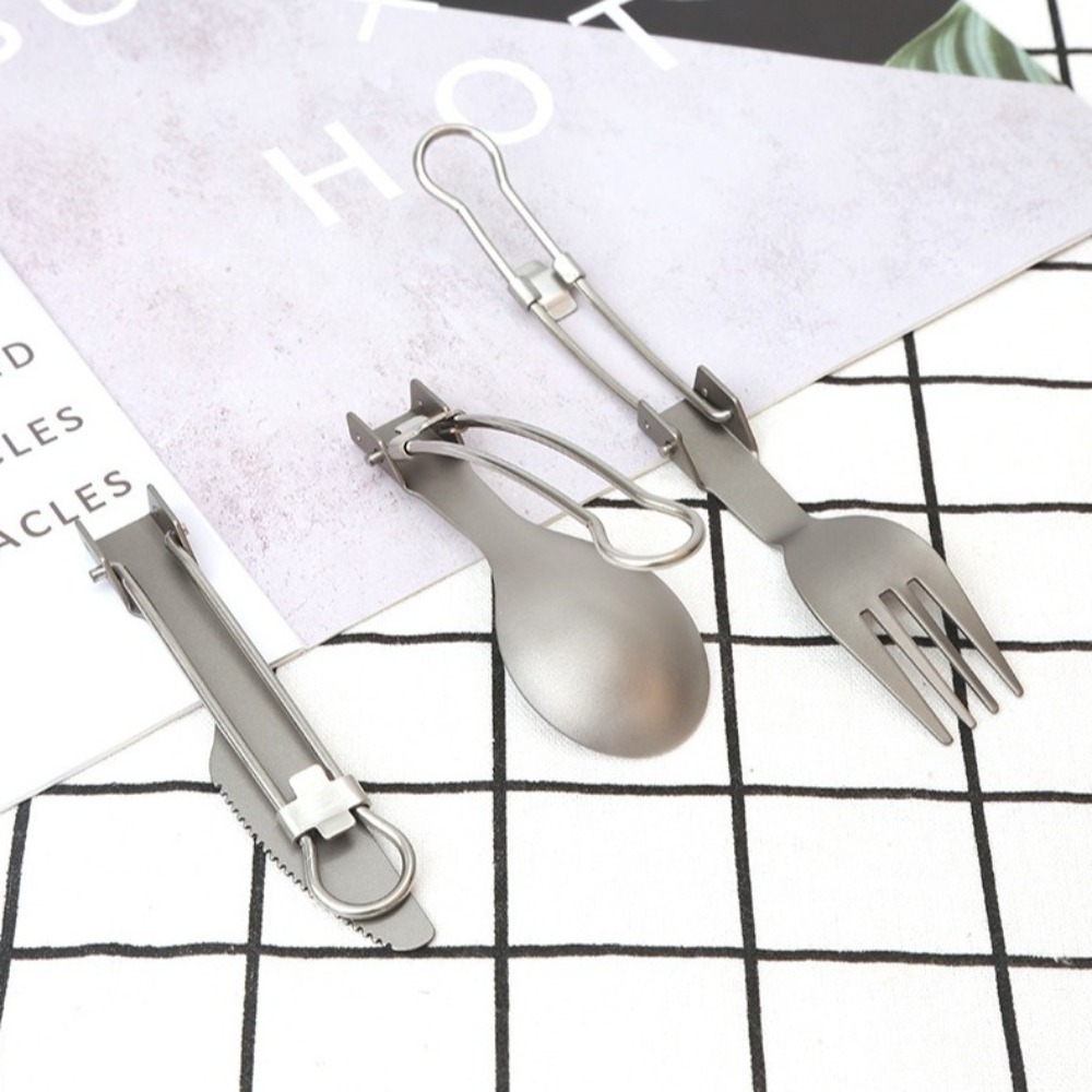 Camp Spork Set - Set Peralatan Makan Luar Ruangan Lipat