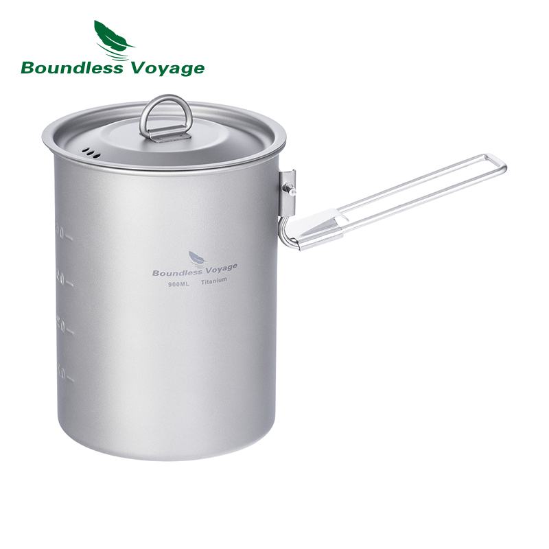 Camping Cooking System - Infinity Voyage 900Ml Cangkir Panci Titanium