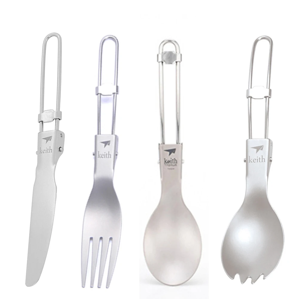 Camp Spork Set - Keith Set Garpu Pisau Spork Sendok