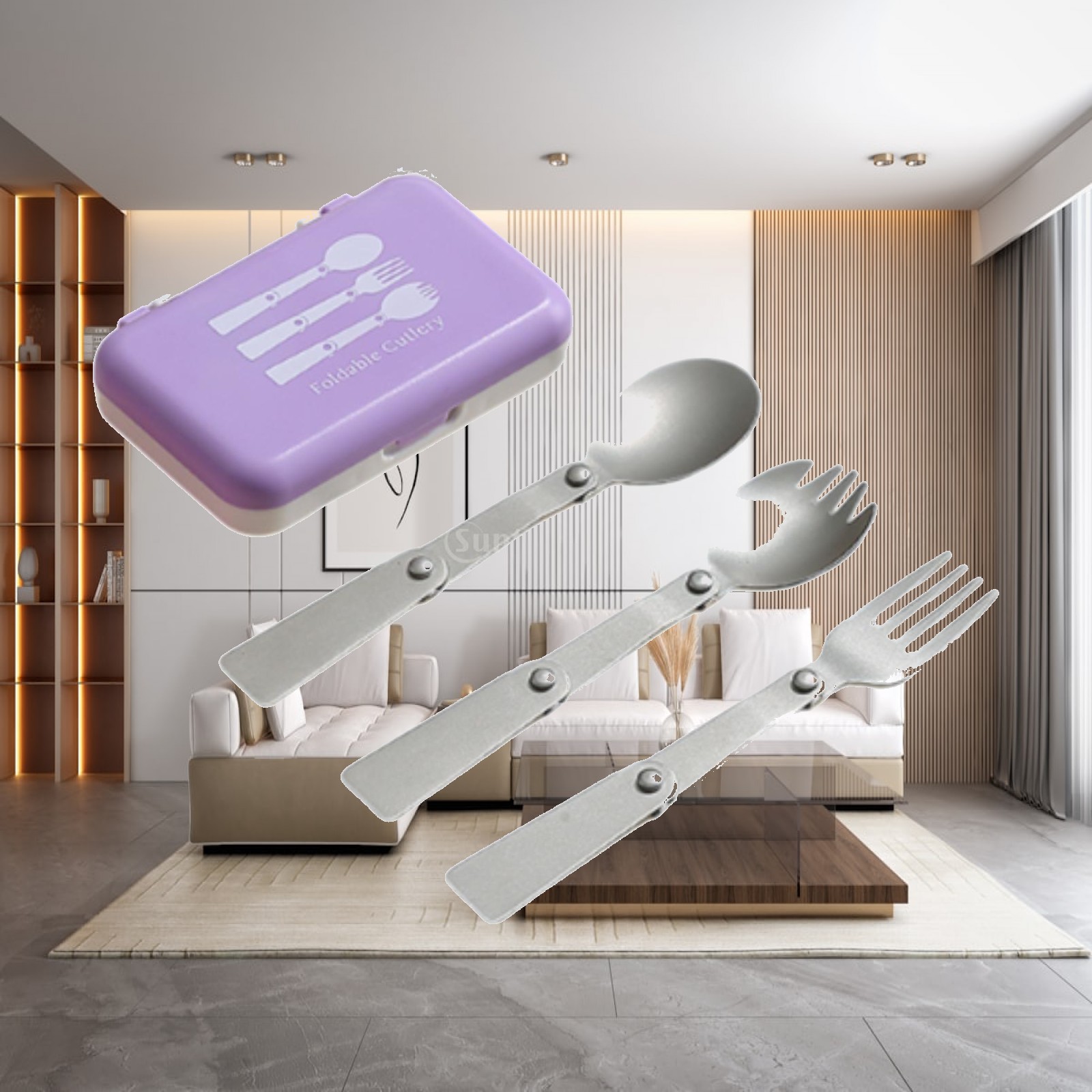 Camp Spork Set - Set Peralatan Makan Berkemah, Set Garpu