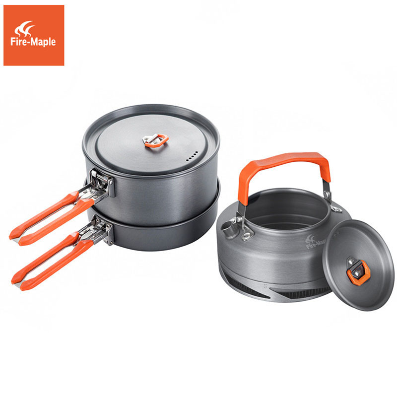 Camping Cooking Pots And Pans - Peralatan Masak Berkemah Maple Api Set