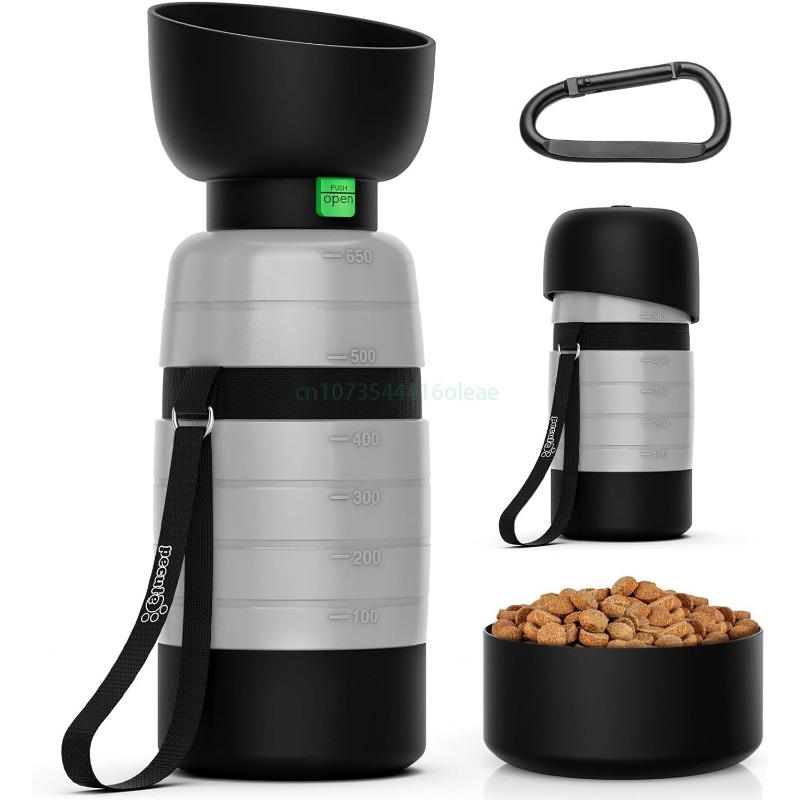 Camping Cooking Food - Botol Air Anjing 650ML dengan Wadah