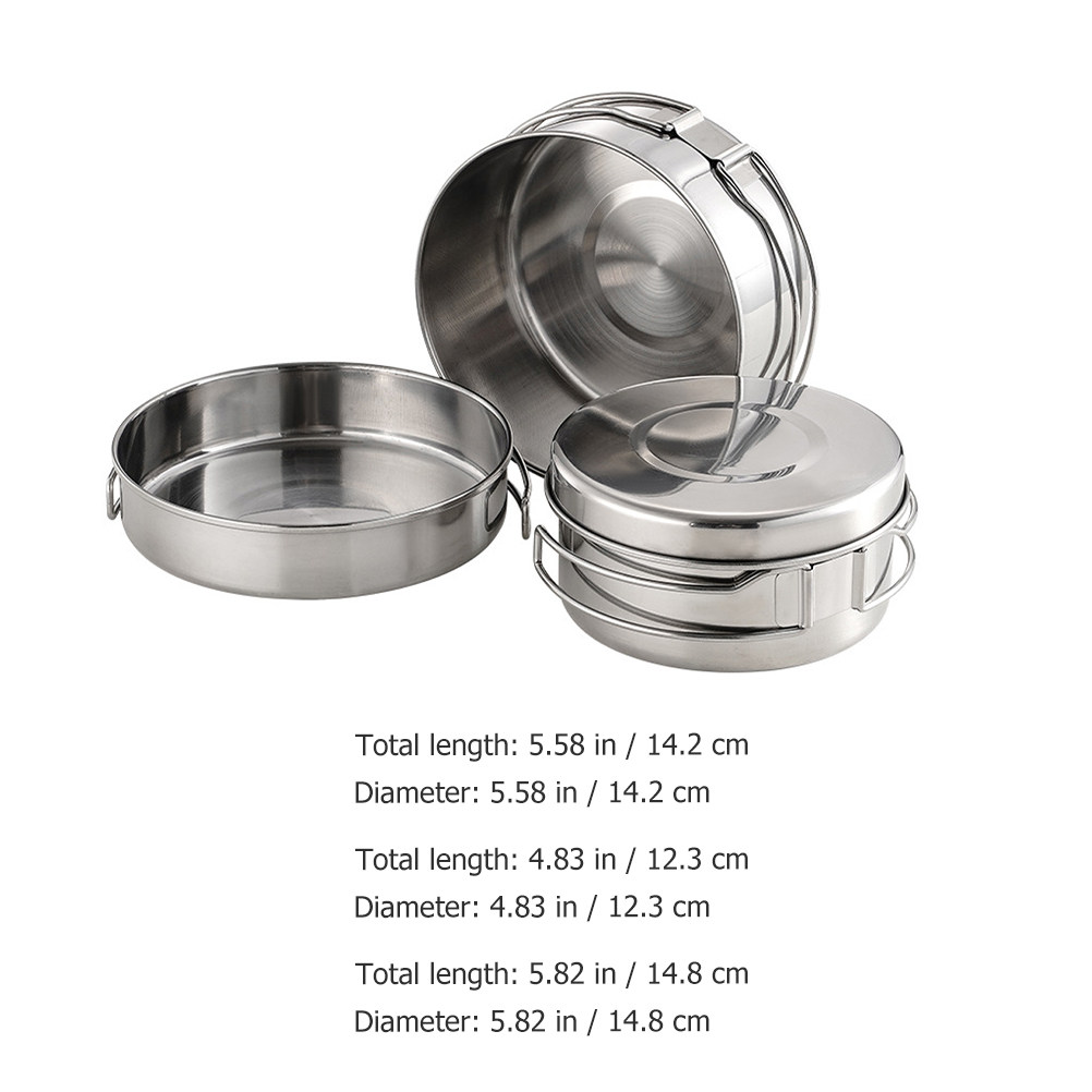1Set Peralatan Masak Camping d - Camping Cooking Pots And Pans ulasan dan harga