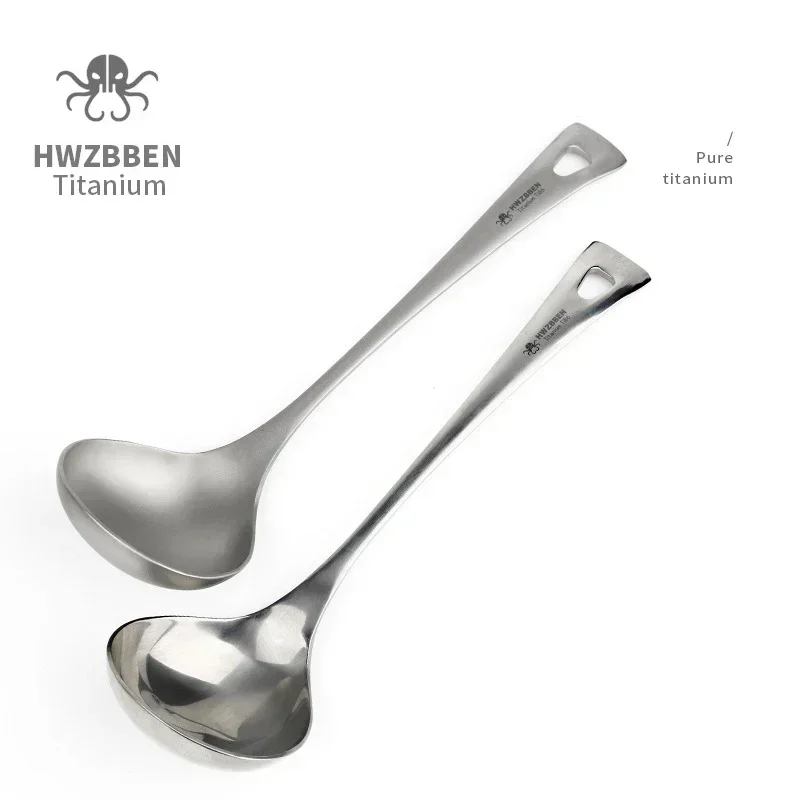 HWZBBEN sendok sup Titanium lu - Camping Cooking System ulasan dan harga