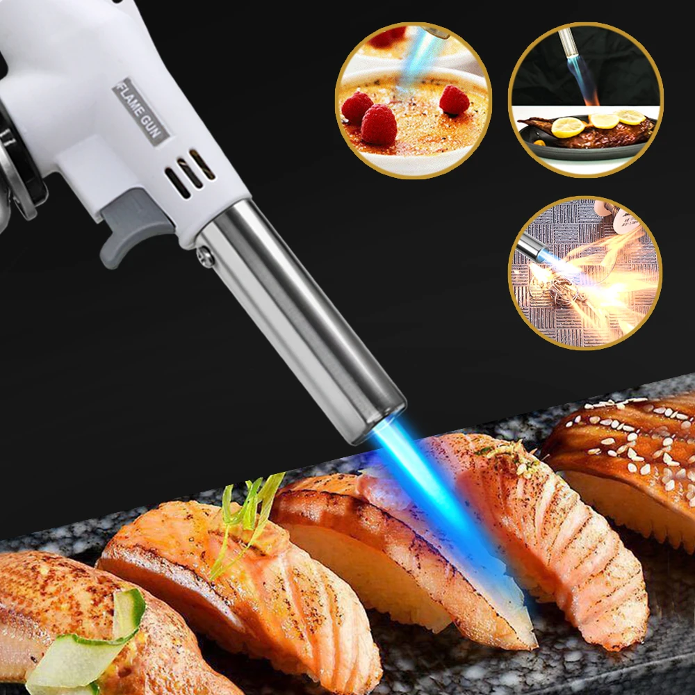 Pistol api Gas portabel, pisto - Camping Cooking Flame ulasan dan harga
