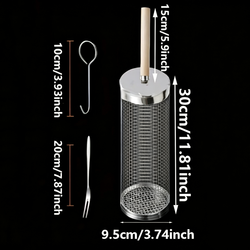 Set Keranjang Panggangan BBQ B - Camping Cooking Food ulasan dan harga