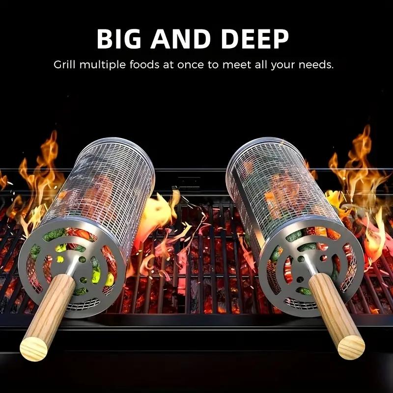 Set Keranjang Panggangan BBQ B - Camping Cooking Food ulasan dan harga