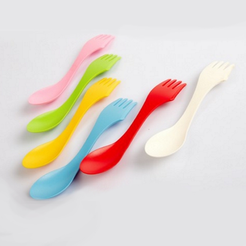 6PCS Set Peralatan Makan 3-in- - Camp Spork Set ulasan dan harga