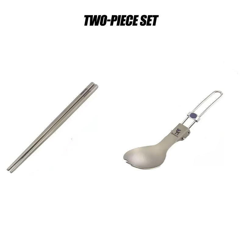 Sendok Garpu Titanium untuk Be - Camp Spork Set ulasan dan harga