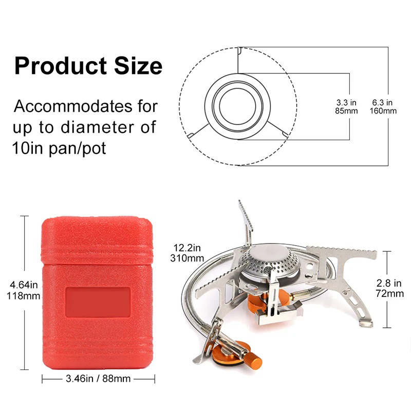 Kompor Gas berkemah portabel,  - Camping Cooking System ulasan dan harga
