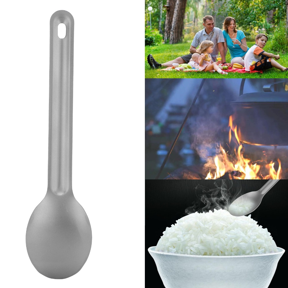 3 Buah/Set Spork Titanium Ring - Camp Spork Set ulasan dan harga