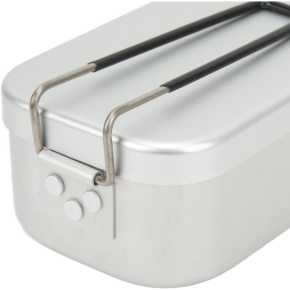 Kotak makan siang aluminium 80 - Camping Cooking Food ulasan dan harga