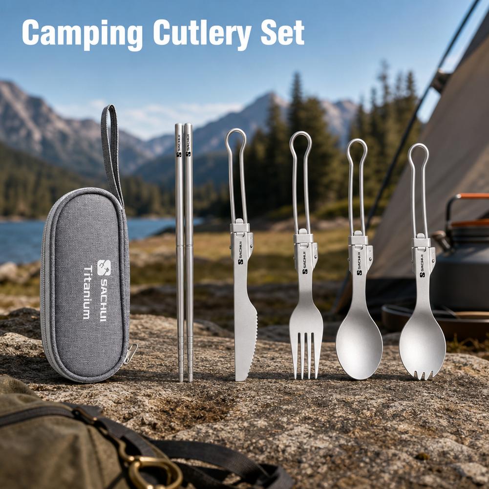 Set Peralatan Makan Titanium u - Camp Spork Set ulasan dan harga