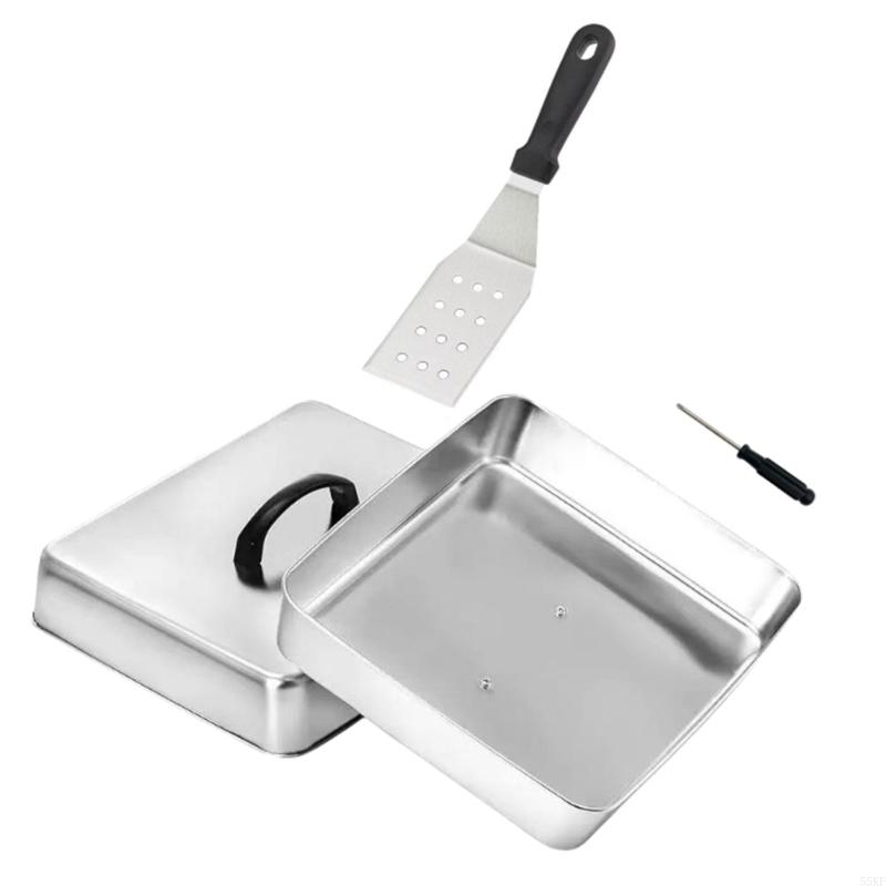 Penutup Atas Datar dengan Bent - Camping Cooking Meals ulasan dan harga
