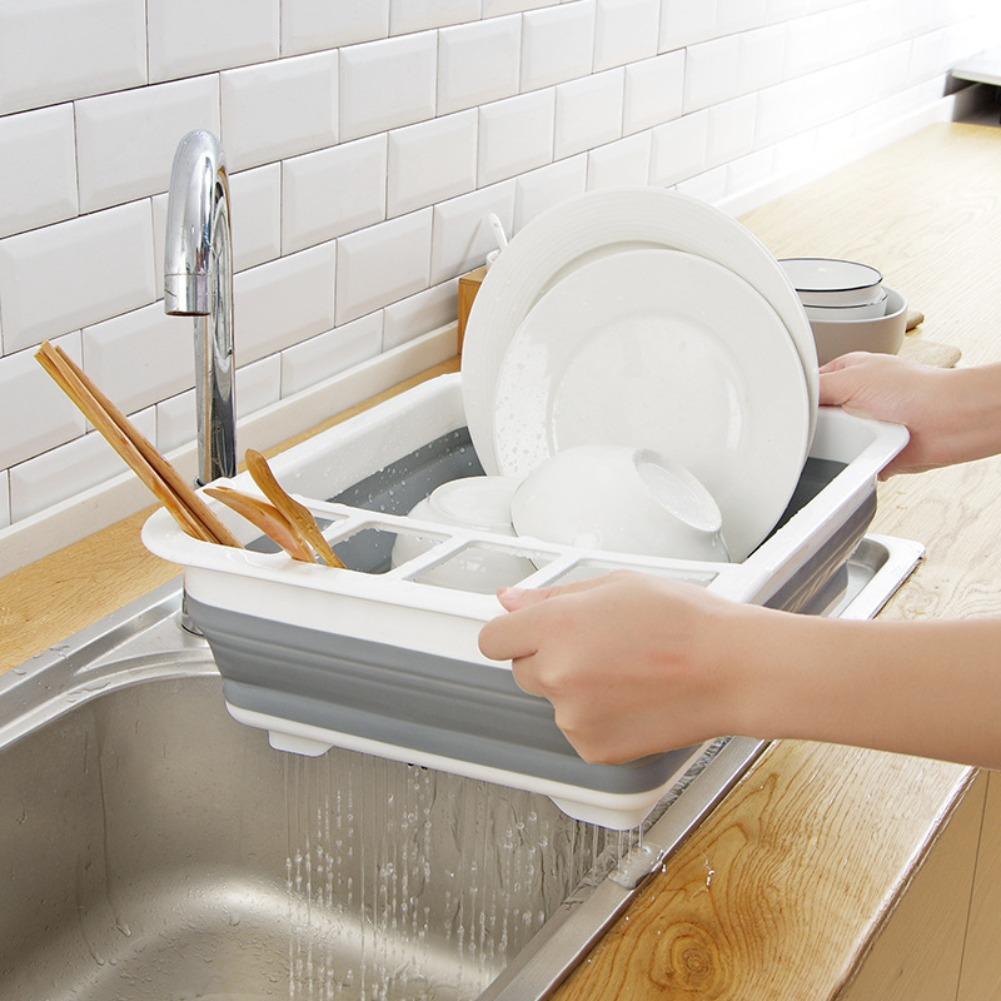 Rak Pengering Piring Lipat, Or - Camping Cooking Meals ulasan dan harga