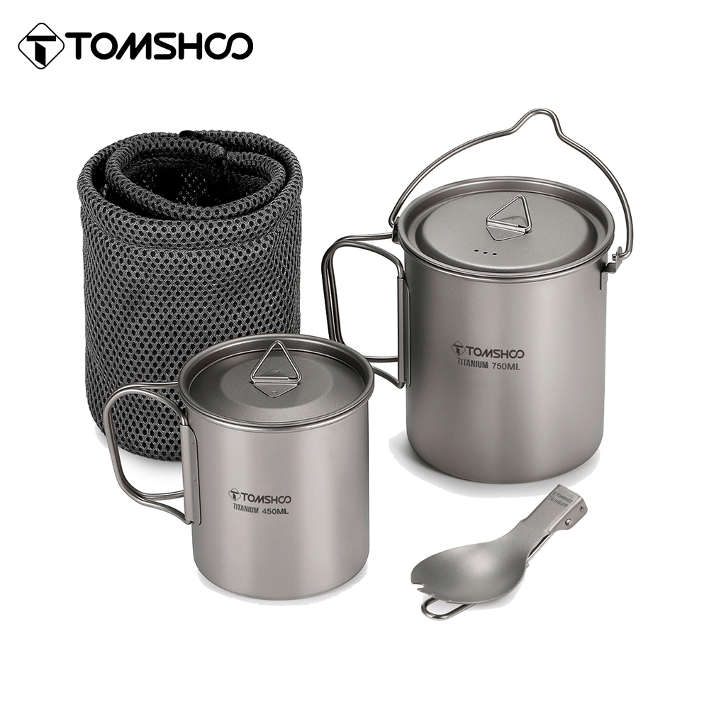 Tomshoo Set peralatan masak Ti - Camp Spork Set ulasan dan harga