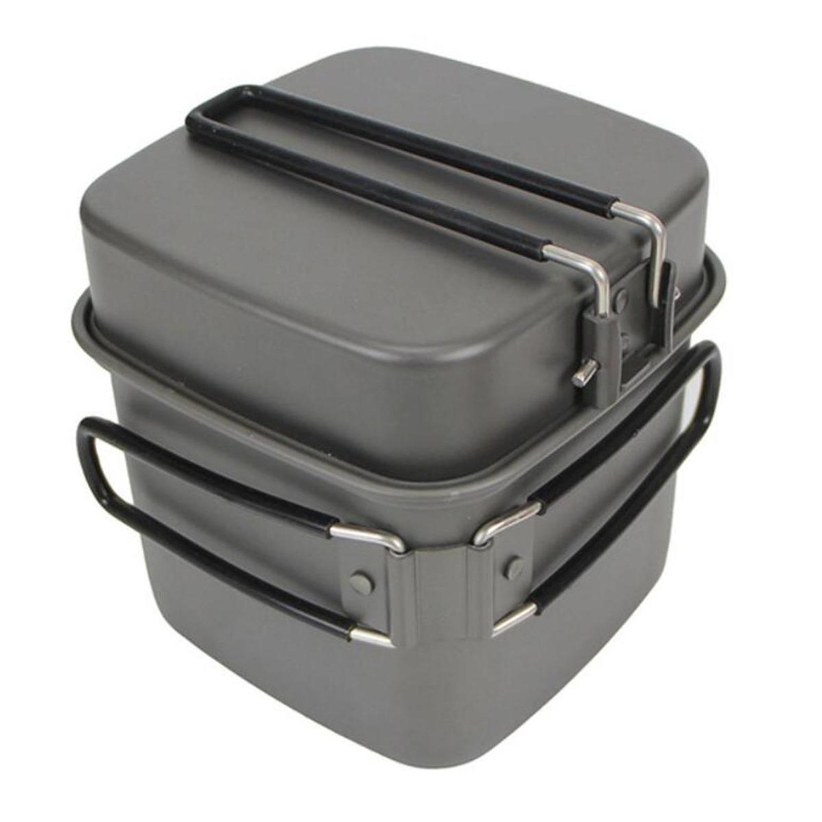 Set Peralatan Masak Camping, W - Camping Cooking Pots And Pans ulasan dan harga