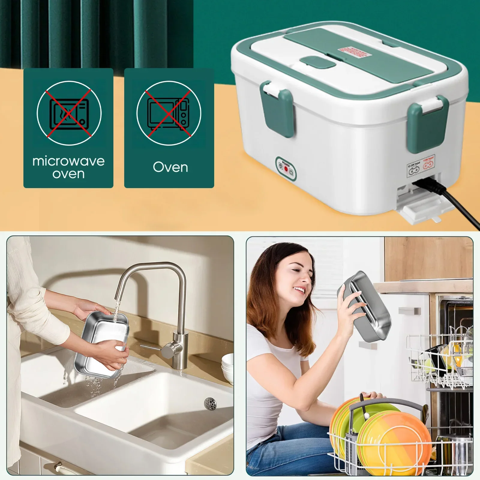 Kotak makan siang listrik, pen - Camping Cooking Food ulasan dan harga