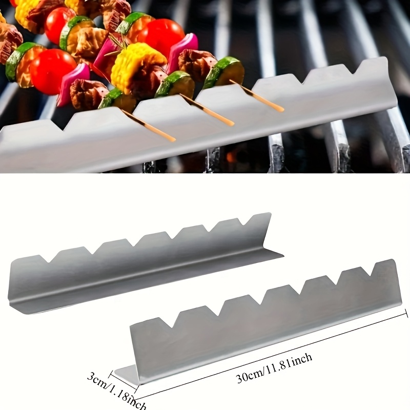 2 Buah Rak Kebab Tempat Tusuk  - Camping Cooking Utensil Holder ulasan dan harga