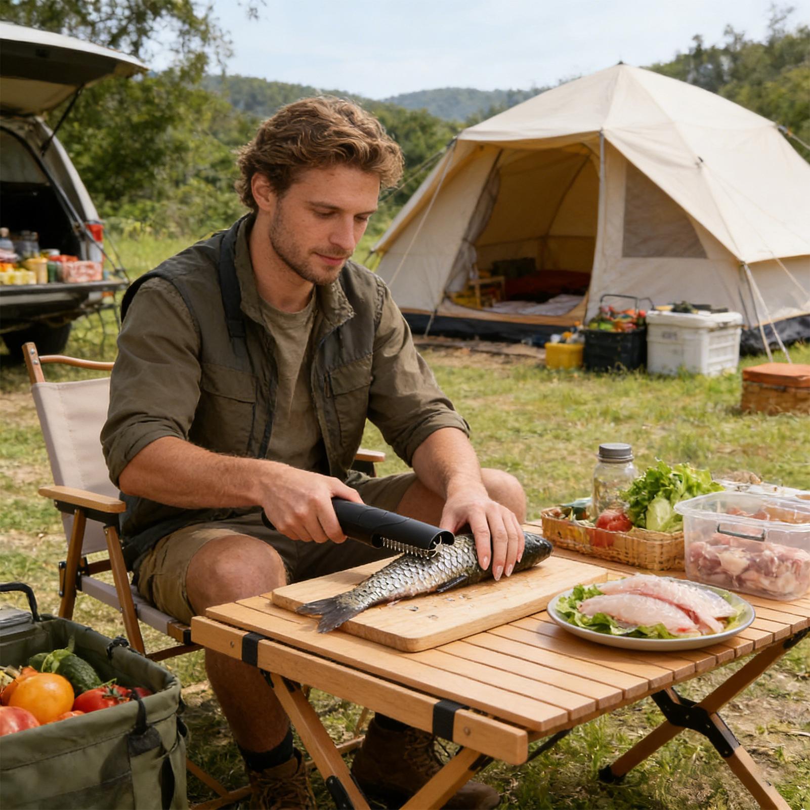 Pengupas Sisik Ikan Tanpa Kabe - Camping Cooking Meals ulasan dan harga