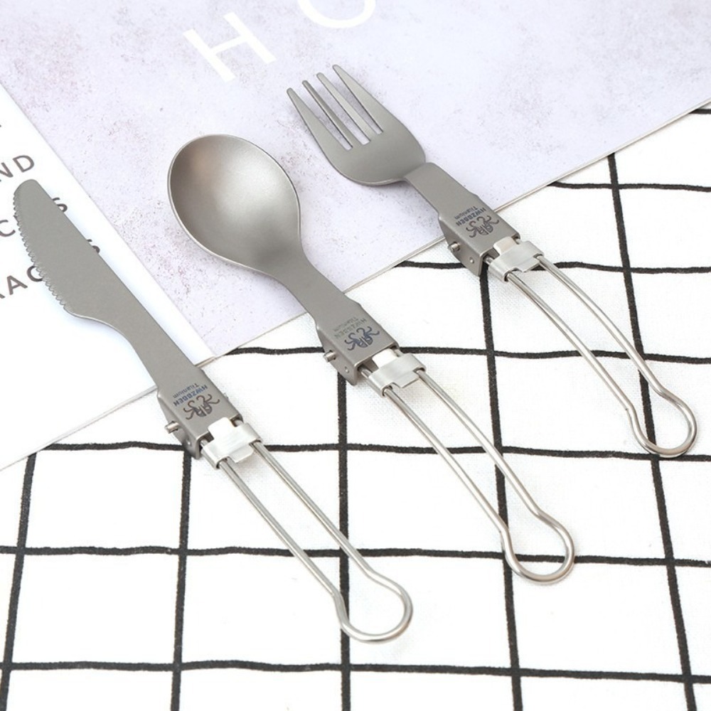 Set Peralatan Makan Luar Ruang - Camp Spork Set ulasan dan harga