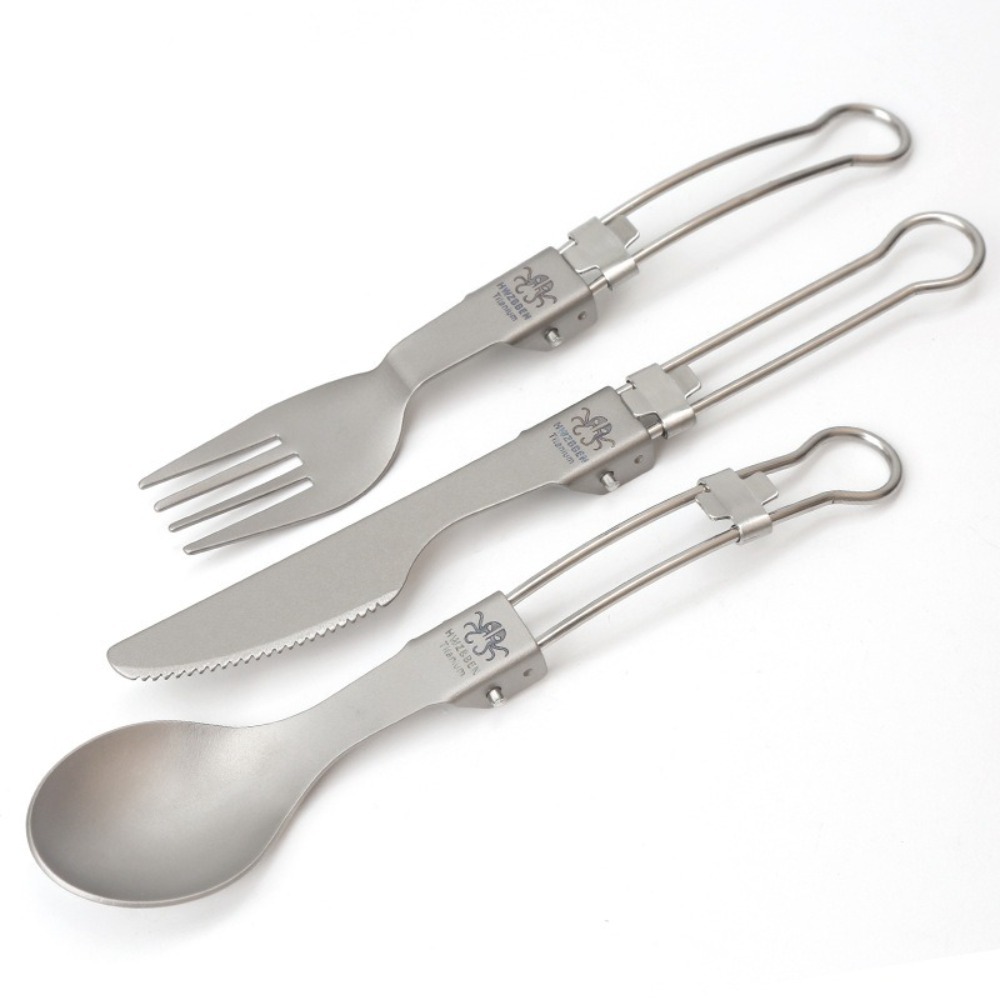 Set Peralatan Makan Luar Ruang - Camp Spork Set ulasan dan harga