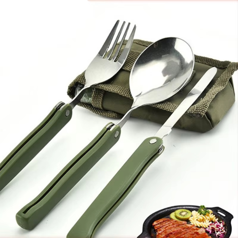 Set Peralatan Makan Lipat Stai - Camp Spork Set ulasan dan harga