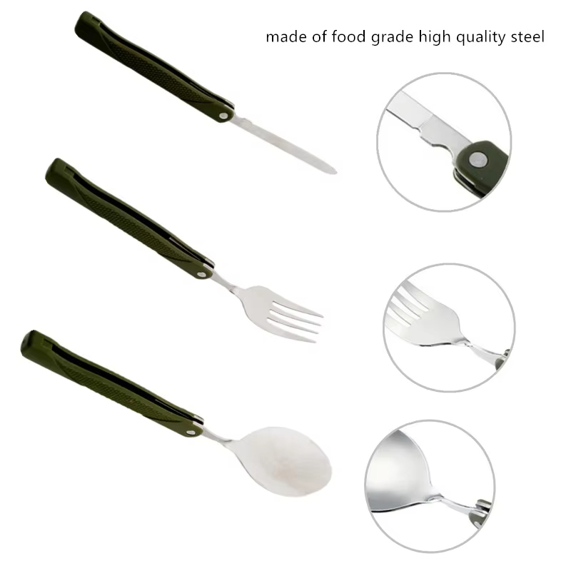 Set Peralatan Makan Lipat Stai - Camp Spork Set ulasan dan harga