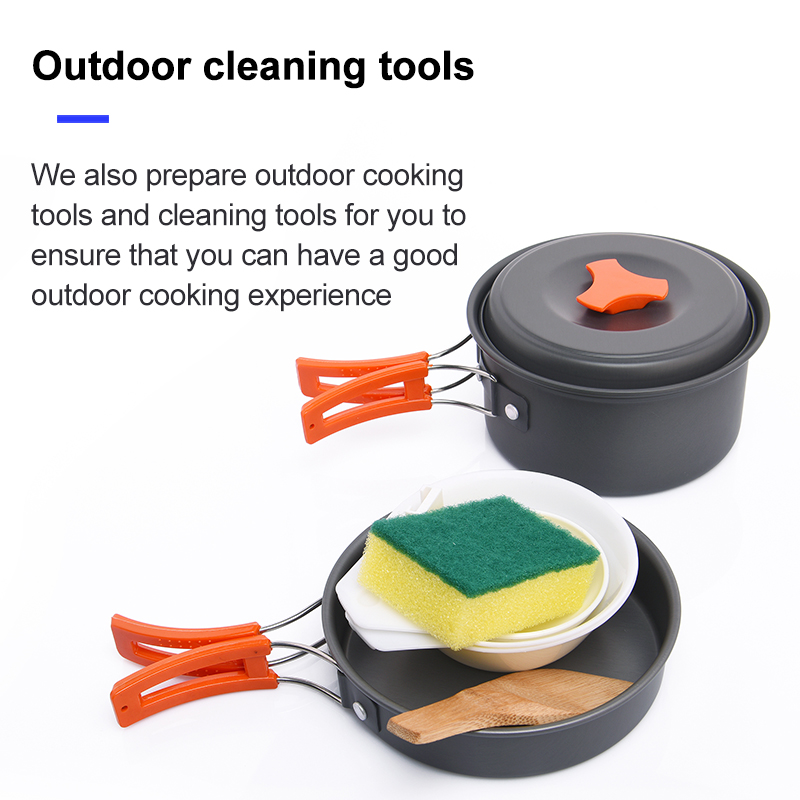 Layar Lebar Set peralatan masa - Camping Cooking Pots And Pans ulasan dan harga