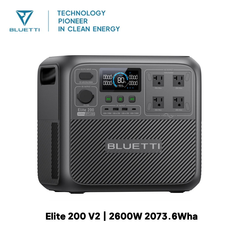 【Renew】BLUETTI Elite 200 V2 St - Solar Oven Camp ulasan dan harga
