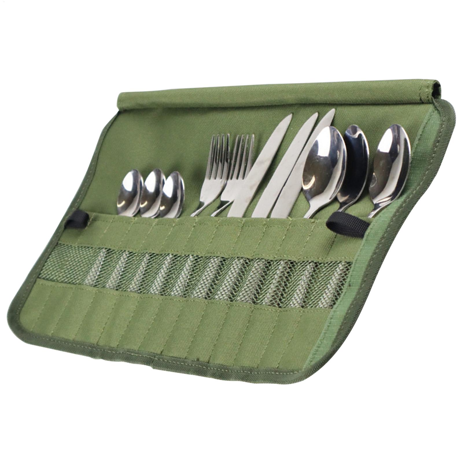 Tas Gulung Peralatan Makan Ber - Camping Cooking Utensil Holder ulasan dan harga