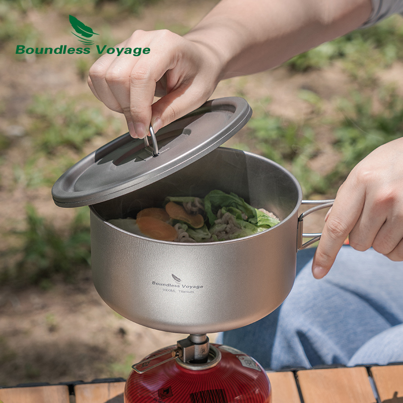Ketel Kemah bahan Titanium tan - Camping Cooking System ulasan dan harga