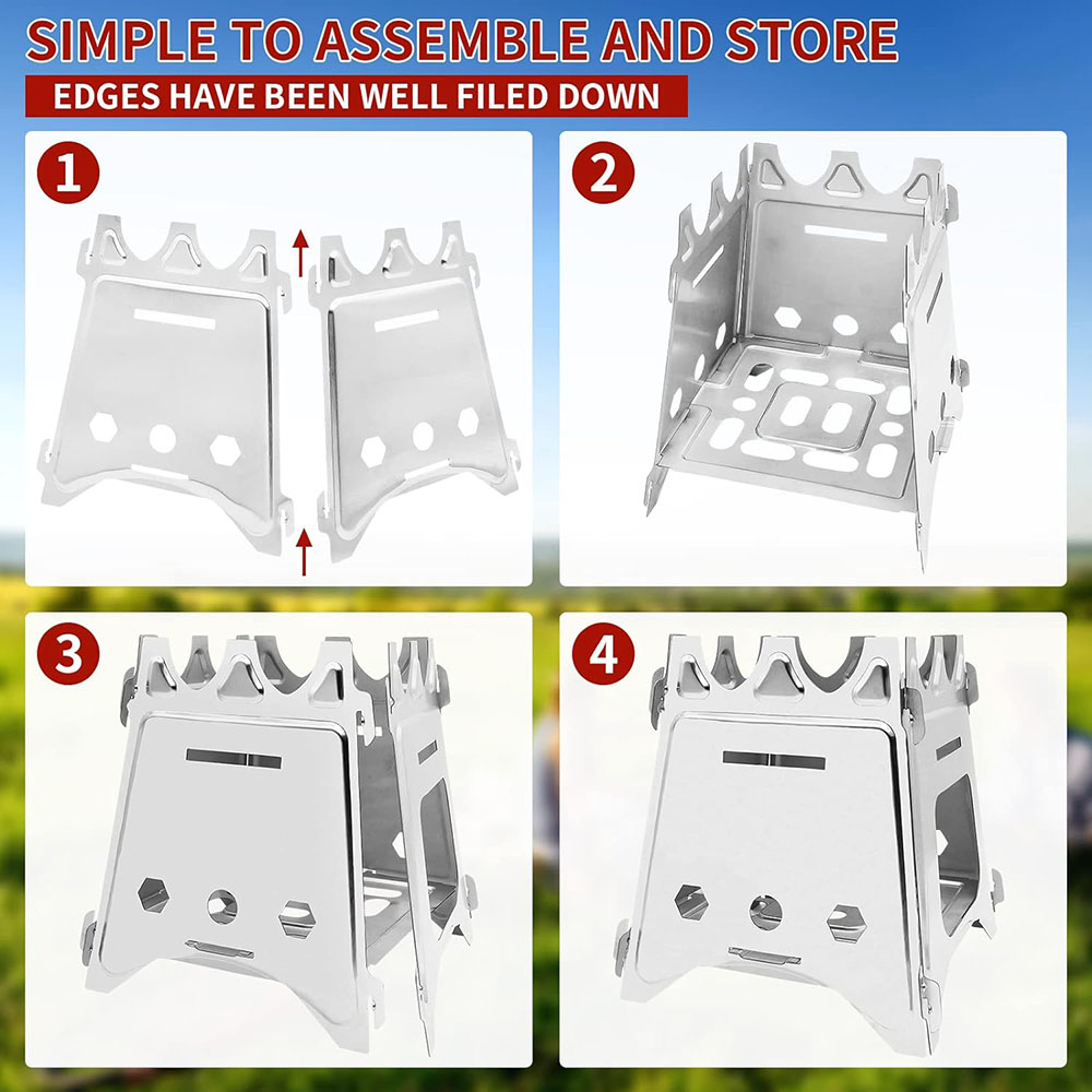 Kompor kayu Kemah portabel, ko - Camping Cooking System ulasan dan harga