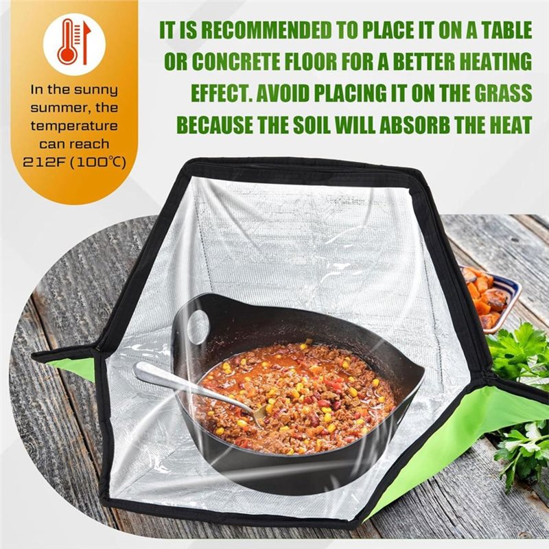 Oven Surya Lipat Portabel ABFU - Solar Oven Camp ulasan dan harga